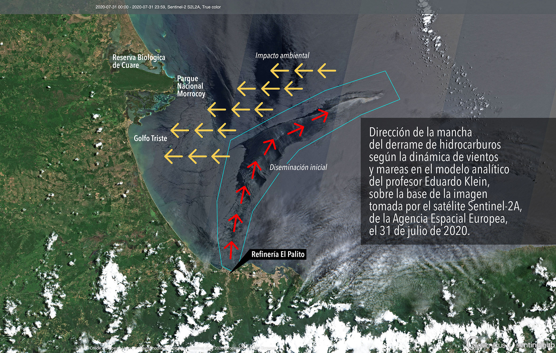 Clima21 – Ambiente y Derechos Humanos exige al Estado venezolano acciones urgentes y eficaces para mitigar los impactos sobre el ambiente y sobre los derechos humanos derivados del derrame de hidrocarburos que actualmente afecta las costas de los estados Carabobo y Falcón, así como prevenir otros eventos similares