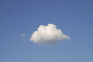 Nube en el cielo