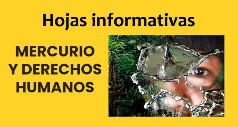 Hojas informativas Mercurio y Derechos HUmanos