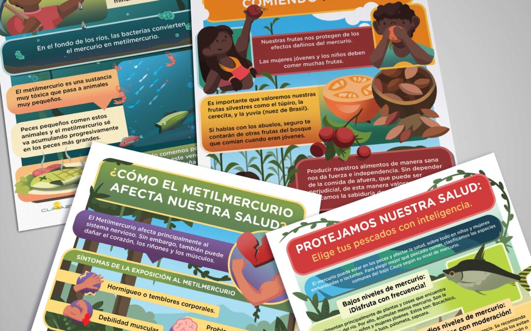 Educando para la salud. Material educativo para la protección de las comunidades del bajo Caura de los efectos por la contaminación por mercurio