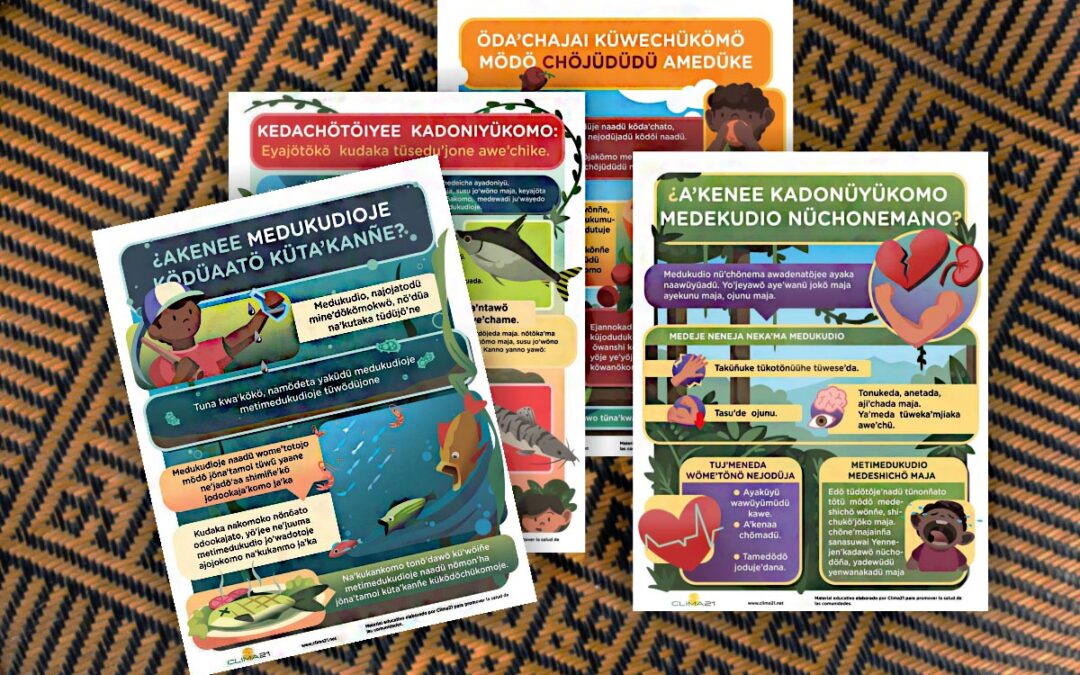 Material educativo: Educando para la salud: protección frente al mercurio en el bajo Caura en idioma ye’kuana
