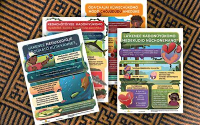 Material educativo: Educando para la salud: protección frente al mercurio en el bajo Caura en idioma ye’kuana