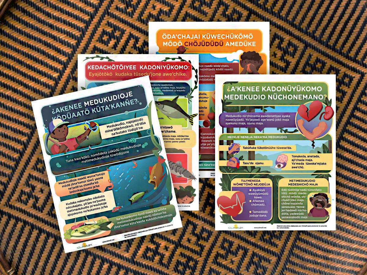 Material educativo mercurio en yekuana